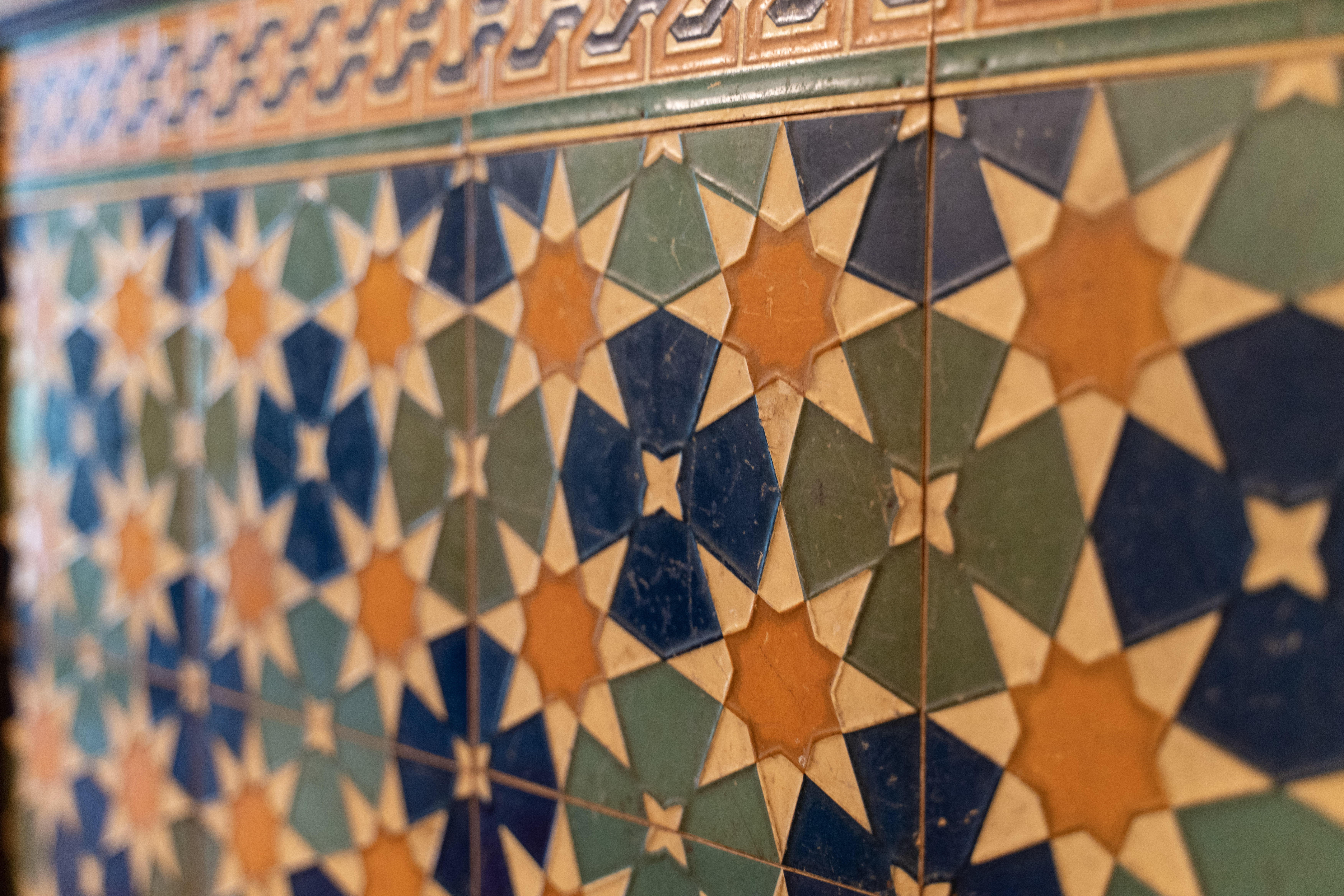 Moorish tilework